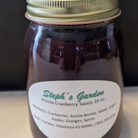 Aronia Cranberry Sauce 16 oz.