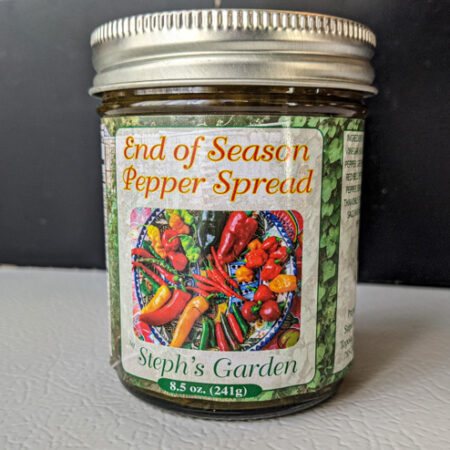End of Season Pepper Spread