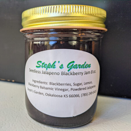 Seedless Blackberry Jalapeno Jam