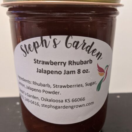 Strawberry Rhubarb Jalapeno Jam