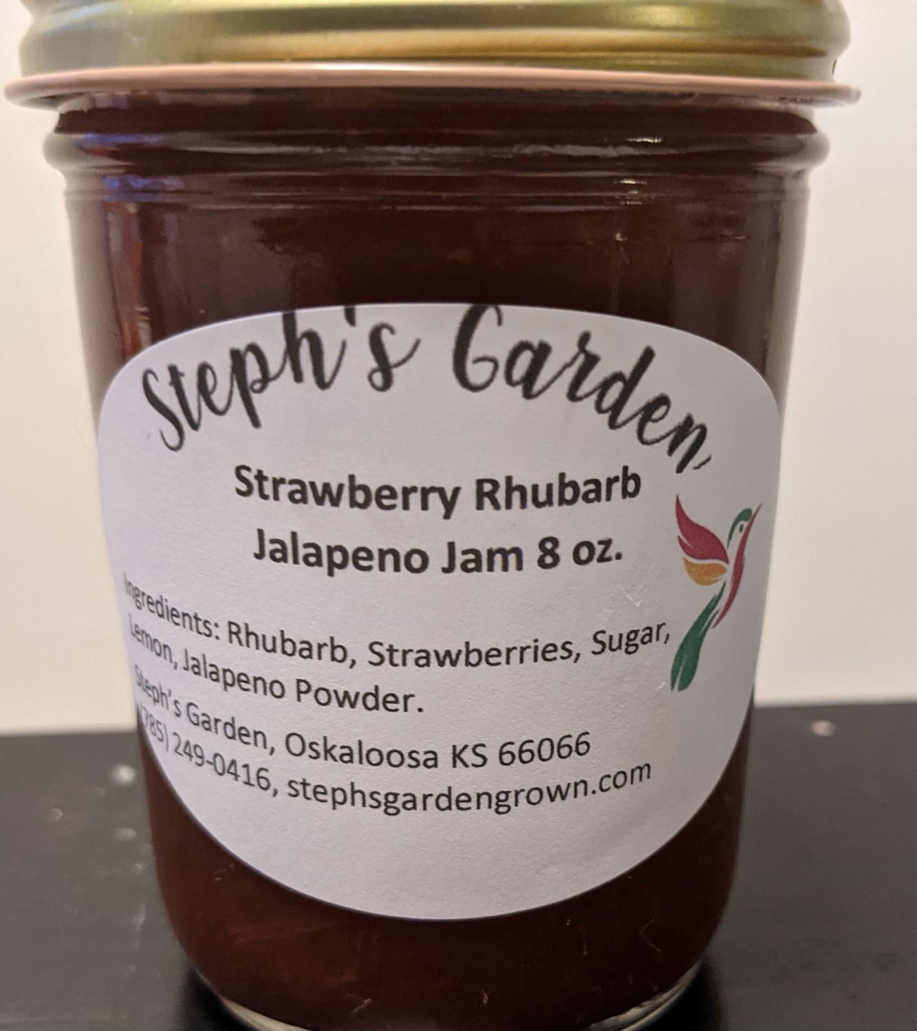 Strawberry Rhubarb Jalapeno Jam – Steph's Garden